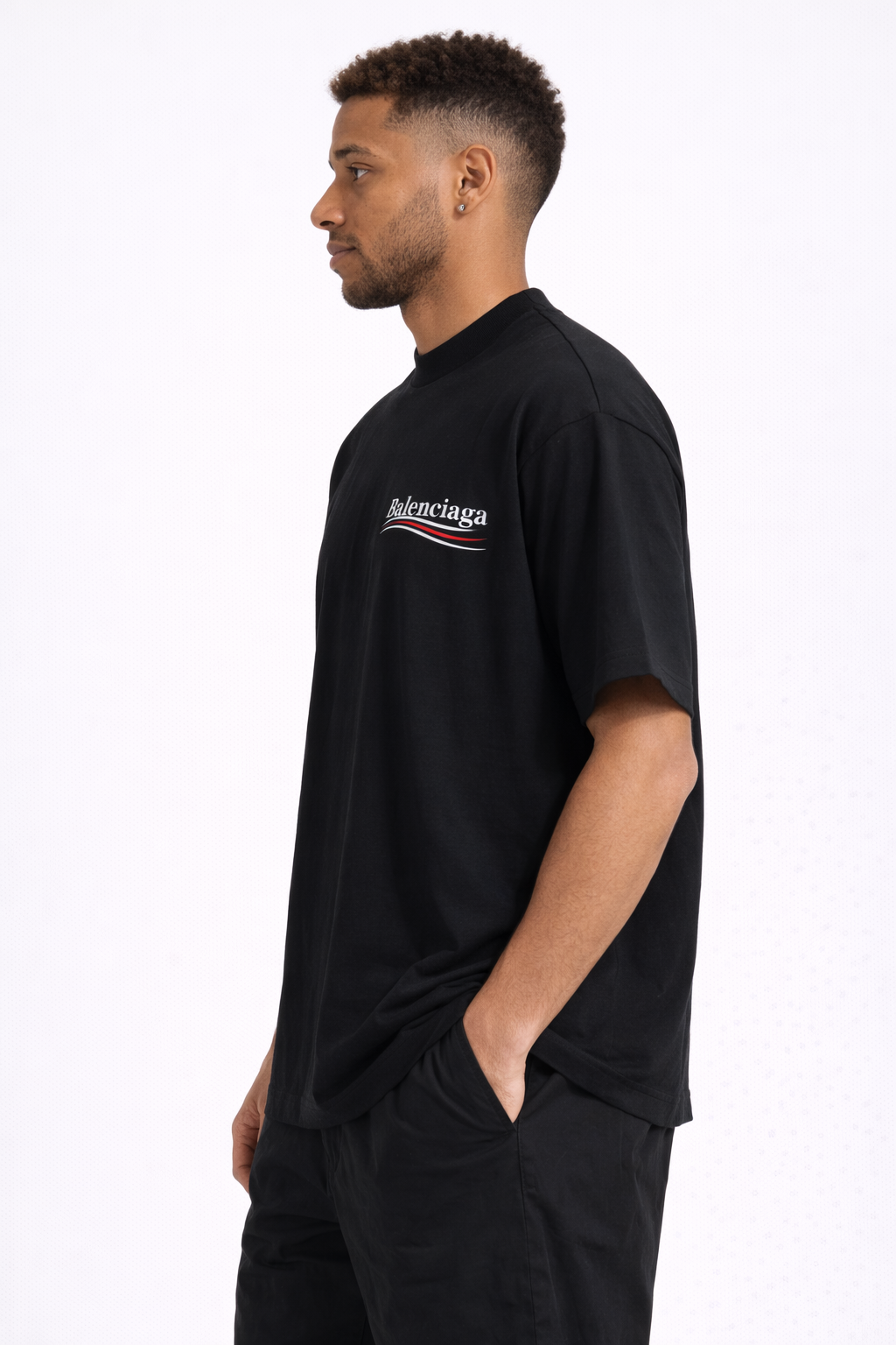 Remera Balenciaga Red Velbet